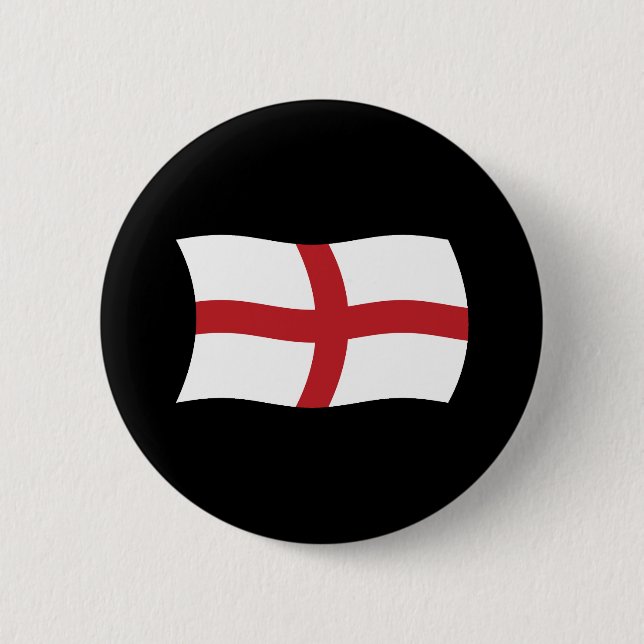 Englands Flagga Knapp (Framsida)