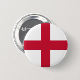 Englands flagga knapp