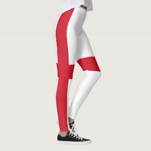 Englands flagga leggings