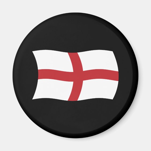 Englands Flagga Magnet (Framsidan)