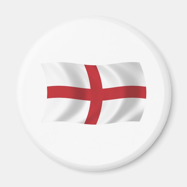 Englands Flagga Magnet (Framsidan)