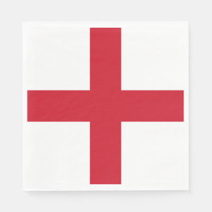 Englands flagga pappersservett