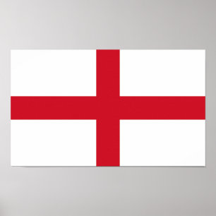 Englands flagga poster