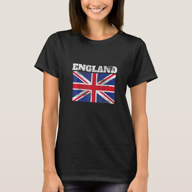 Englands Flagga Pride för manar Kvinnor Ungdom Ide T Shirt (Framsida)