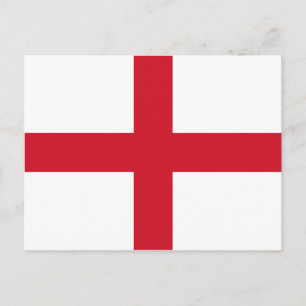 Englands flagga vykort