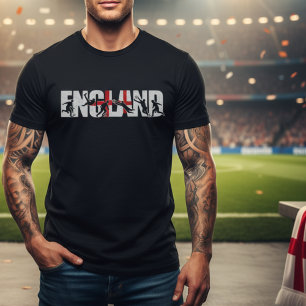 Englands Fotboll Fotbollsfan T Shirt
