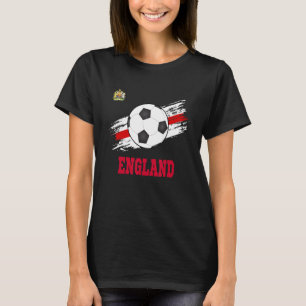 Englands fotbollsengelsk fotbollsmotor Futbol T Shirt