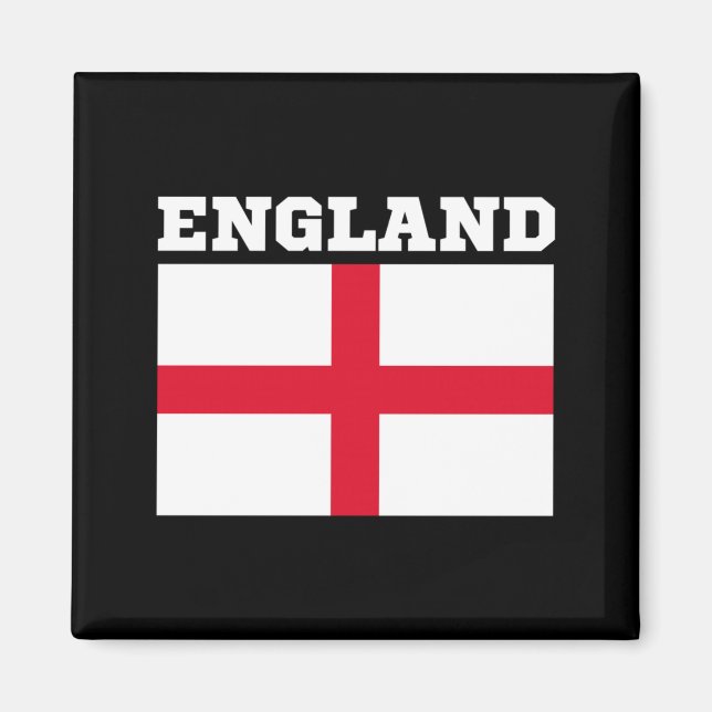 Englands fotbollsentusiast design för män kvinnor  magnet (Framsidan)