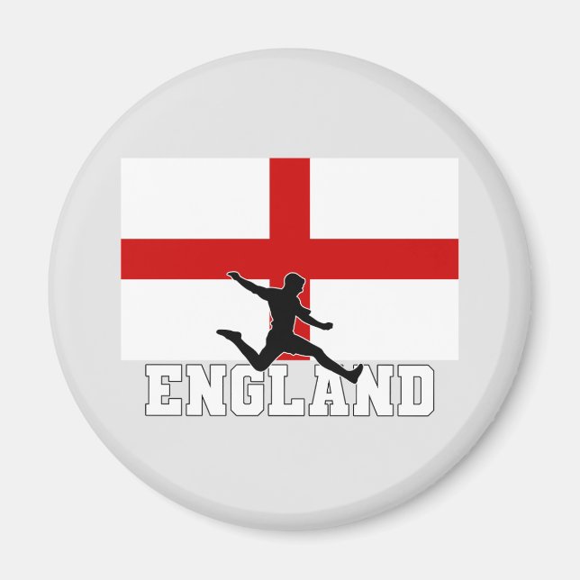 Englands fotbollsfotbollslag magnet (Framsidan)