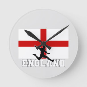 Englands fotbollsfotbollslag rund klocka