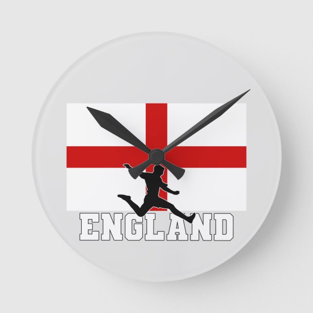 Englands fotbollsfotbollslag rund klocka (Framsida)
