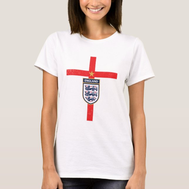 Englands fotbollslag Jersey 2020 2021 Football Tea T Shirt (Framsida)