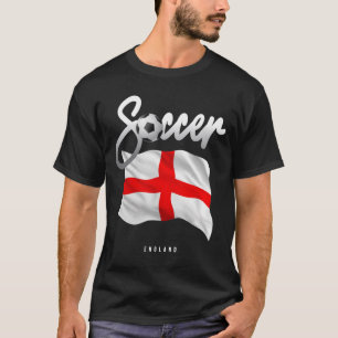 Englands fotbollsspelare - Engelska Flagga T Shirt