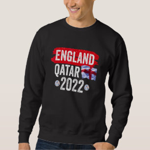 Englands fotbollsspelare i fotboll lång ärmad tröja