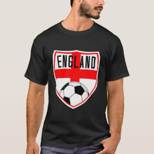 Englands fotbollsspelare Jersey Vapensköld T Shirt