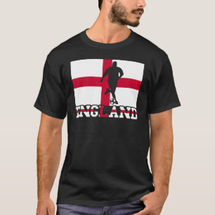 Englands fotbollsspelare Proud Football Boll Engel T Shirt