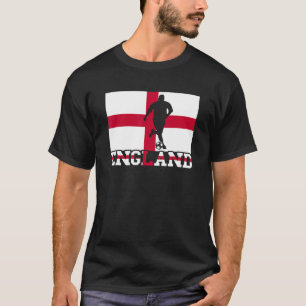 Englands fotbollsspelare Proud Football Boll Engel T Shirt