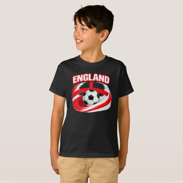 Englands fotbollsstolthet t shirt (Hel framsida)