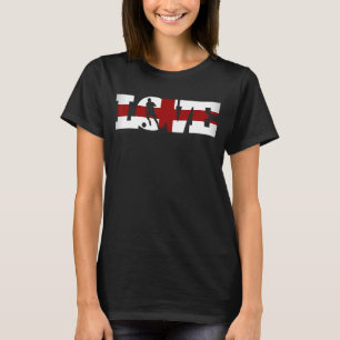 Englands idrottslag Fläkt Football England T Shirt