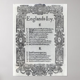 Englands Joy av Richard Vennar, 16.02 Poster