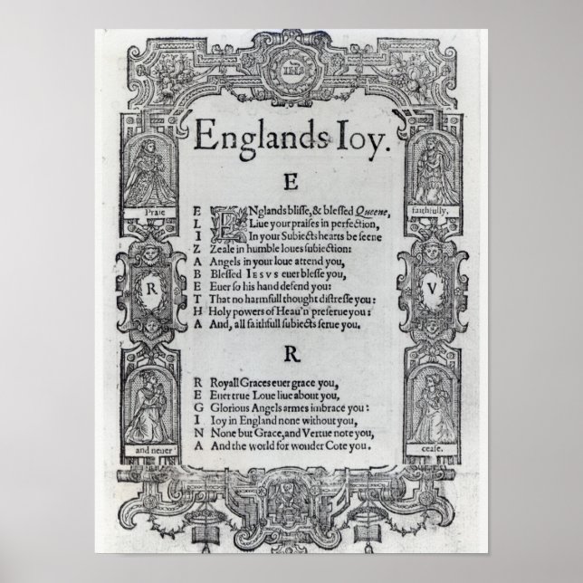 Englands Joy av Richard Vennar, 16.02 Poster (Framsidan)