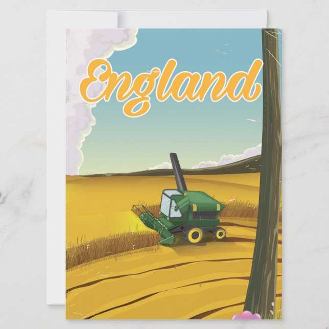 Englands kombination av resefackare för skörd (Framsida)