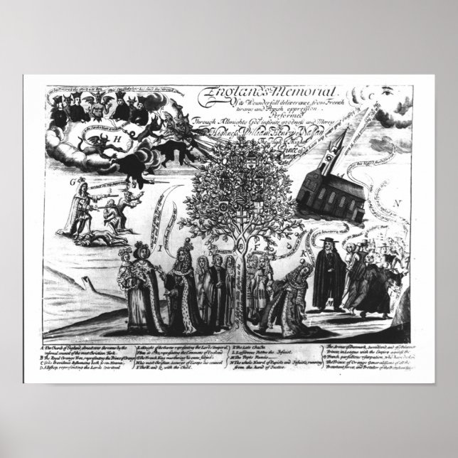 Englands Memorial Poster (Framsidan)