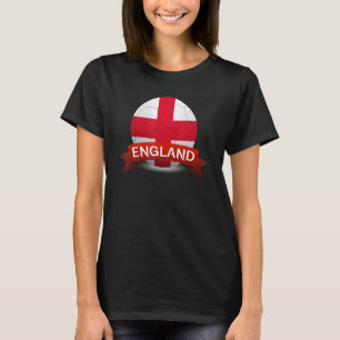Englands nationella lag World Football Soccer Cham T Shirt
