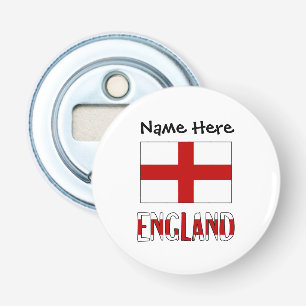 Englands och Englands Flagga Personlig Flasköppnare
