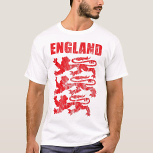 Englands Red Lejon Outfit Gift fotbollsspelare Jer T Shirt