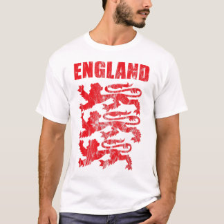 Englands Red Lejon Outfit Gift fotbollsspelare Jer T Shirt