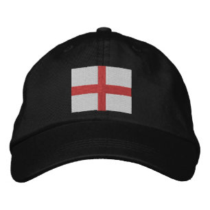 Englands St George Flagga Broderad Keps