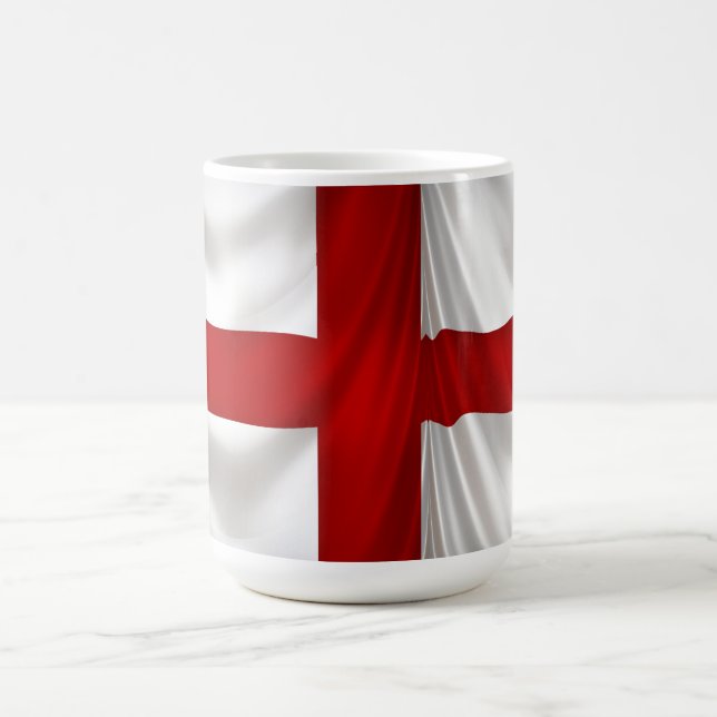Englands St George Kor Patriotic Flagga Kaffemugg (Center)