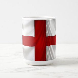 Englands St George Kor Patriotic Flagga Kaffemugg
