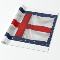 Englands St George Kor Patriotic Flagga