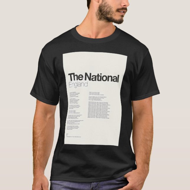 Englands T Shirt (Framsida)