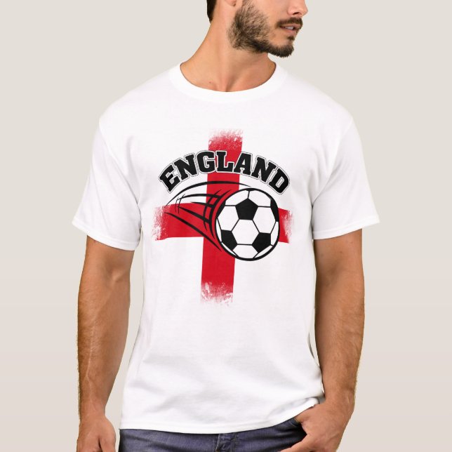 Englands underordnades fotboll t shirt (Framsida)