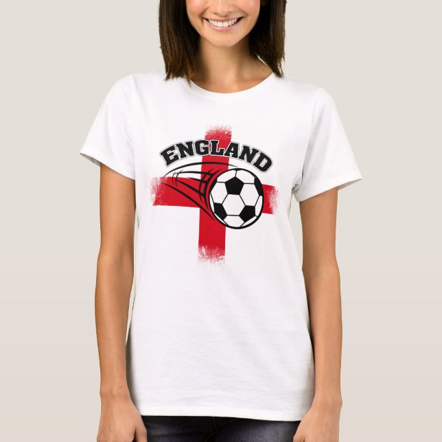 Englands underordnades fotboll t shirt (Framsida)
