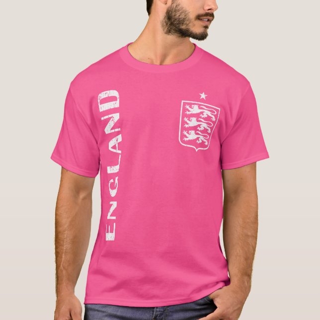 Englands Vapensköld för fotboll T Shirt (Framsida)
