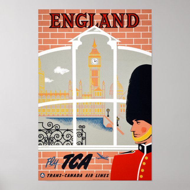 Englands Vintage resor Poster återställd (Framsidan)