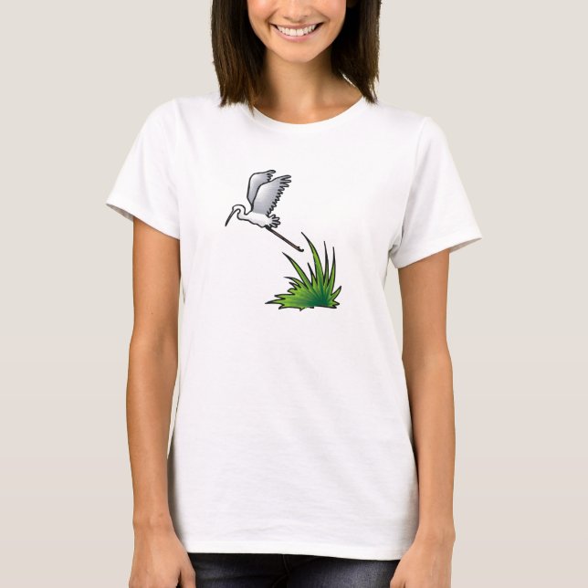 Englebert Egret T Shirt (Framsida)