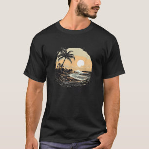 Englewood Florida Handflatan Träd FL Vintage T Shi Shirt