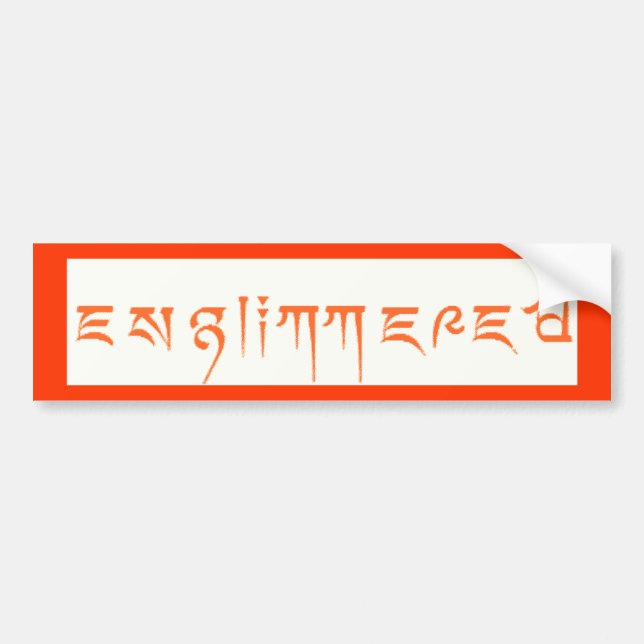 Englimmered Bildekal (Framsidan)