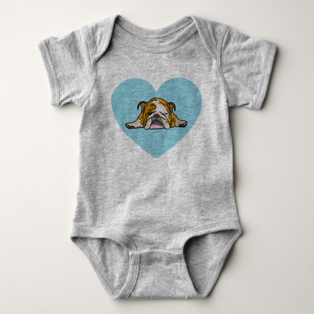 Englische Bulldogge Bully T-shirt (Framsida)