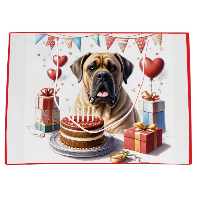 Englische Dogge Mastiff Birthday  (Framsidan)
