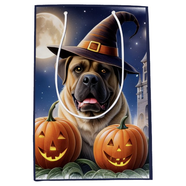 Englische Dogge Mastiff Halloween  (Framsidan)