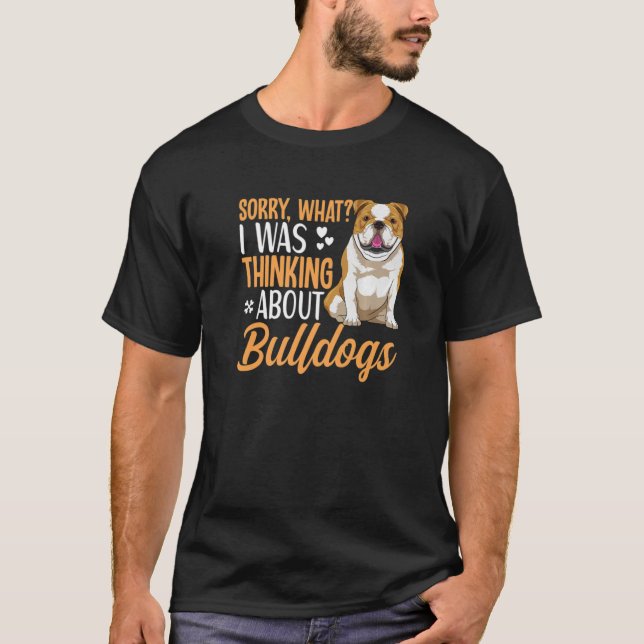 English Bulldog Dog Apparel For Men And Women  4 T Shirt (Framsida)