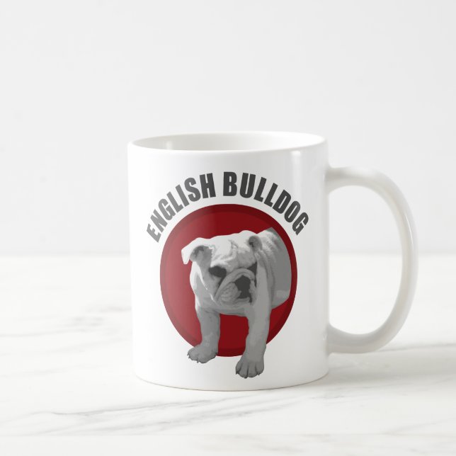 English Bulldog Kaffemugg (Höger)