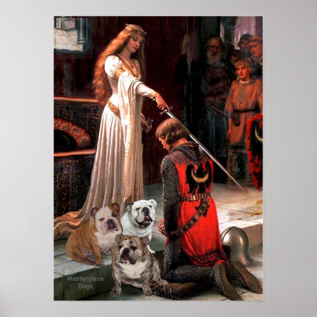 English Bulldog Trio - Erkännandet Poster (Framsidan)