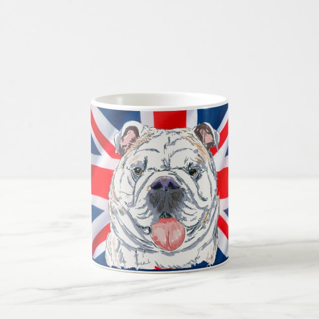 English Bulldog Union Jack|Cheers Mate Kaffemugg (Center)